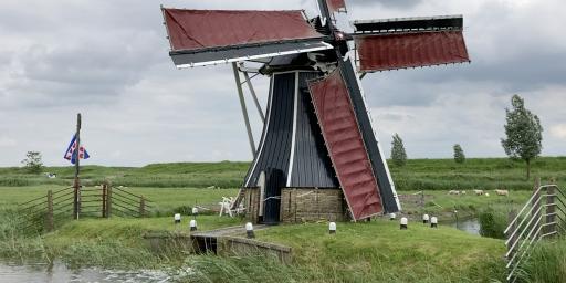 Er stroomt na twee jaar weer water uit de utskoat!