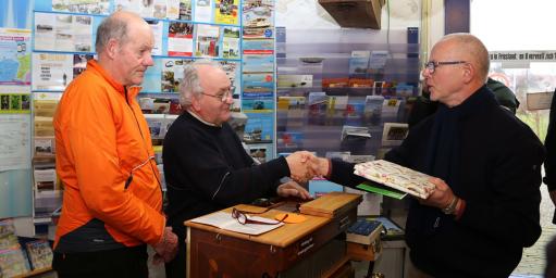 Viering van 40-jarig jubileum als vrijwillig-molenaar in 2016